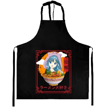 Discover I Love Ramen Aprons