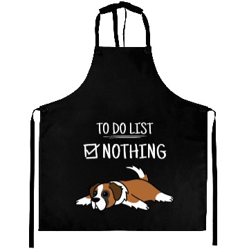 Discover Saint Bernard To Do List Aprons