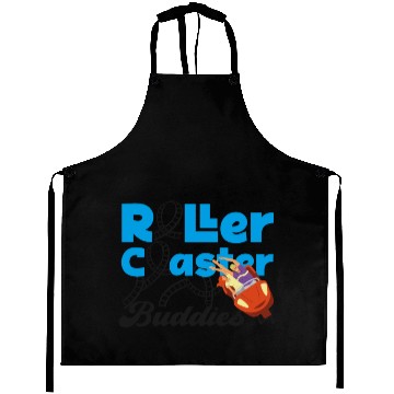 Discover Roller Coaster Friends Besties Aprons