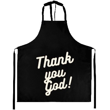 Discover Thank You God Aprons