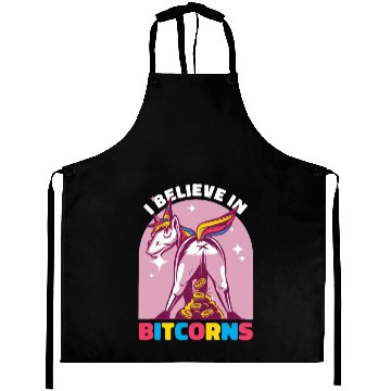 Discover Cryptocurrency Believe In Bitcorns Bitcoin Aprons