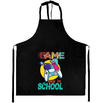 Discover Back to School Funny Game Over Teacher Student Aprons