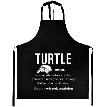 Discover Turtle Relaxed Chilling Sea Ocean Beach Aprons