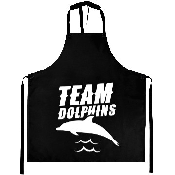 Discover Team Dolphins Cute Dolphin Girls Lover Aprons