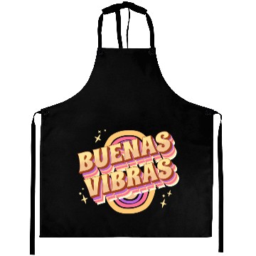 Discover Buenas vibras, Good V in Spanish Aprons