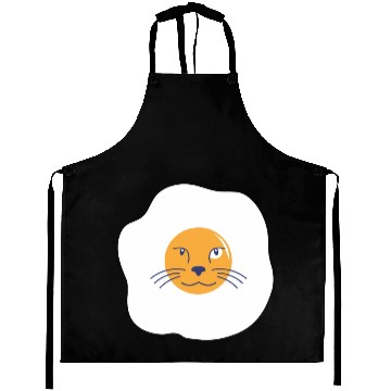 Discover Fried Egg Cat Aprons