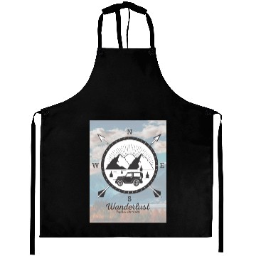 Discover Wanderlust Explore the Wild Adventure Aprons