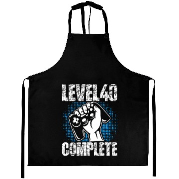 Discover Level 40 Complete Birthday Present 40 Years Old Aprons