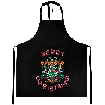 Discover Merry Christmas Decorative Tree with Candy Cane Aprons