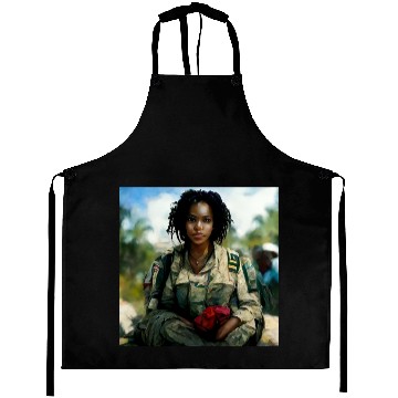 Discover Beautiful US army combat medic painting Aprons