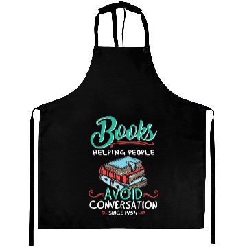 Discover Books Helping People Avoid Conversation 1454 Libra Aprons