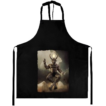 Discover Daddy Baphomet dark PG Aprons