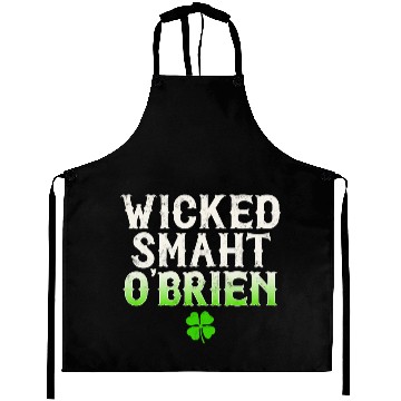 Discover Wicked Smaht O'Brien Clan Boston Irish Slang Aprons