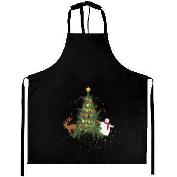 Discover Christmas Holly Jolly Aprons