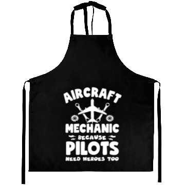 Discover Funny Plane Aircraft Mechanic Maintenance Engineer Aprons