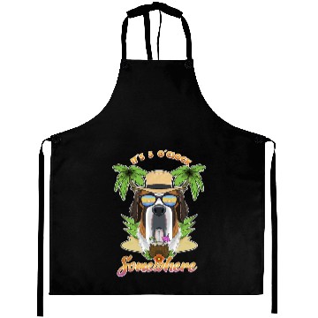 Discover It Is 5 O Clock Somewhere Drinking Saint Bernard Aprons