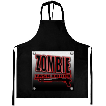 Discover Zombie Task Force Worn Metal Sign Undead shooter Aprons