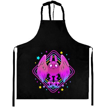 Discover Pastel Goth Skull Aesthetic Gothic Cute Mothman Aprons