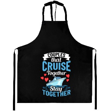 Discover Cruise Ship Vacation Trip Party Sailing Boating Aprons