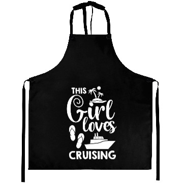 Discover Cruise Ship Vacation Trip Party Sailing Boating Aprons