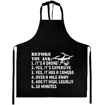 Discover It's A Drone Aprons
