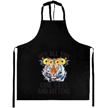 Discover Hey All You Cool Cats And Kittens Flower Tiger Aprons