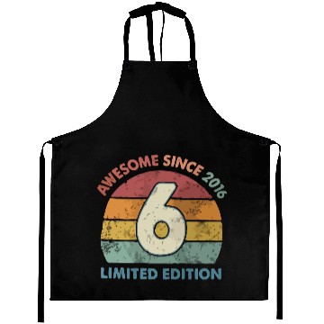 Discover Kids 6 Years Old Baseball Themed 6th Birthday Aprons
