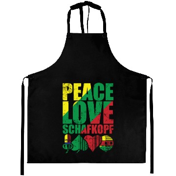 Discover Peace Love Sheepshead Card Game Playing Card Aprons