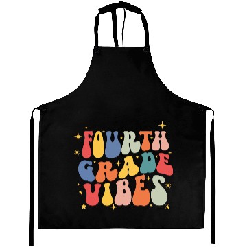 Discover Fourth grade vibes 4th grade team back to school Aprons