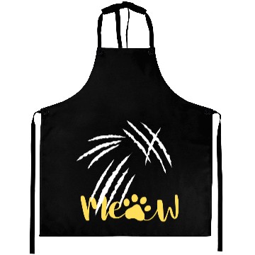 Discover meow cat scratch Aprons