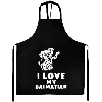 Discover I Love My Dalmatian Aprons