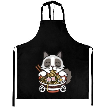 Discover Ragdoll Cat Ramen Noodles Aprons