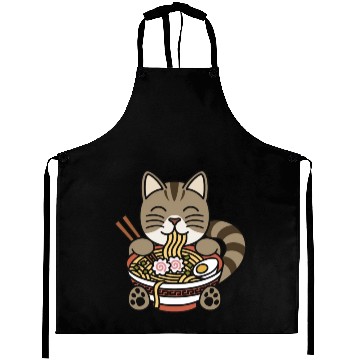 Discover Exotic Shorthair Cat Ramen Noodles Aprons