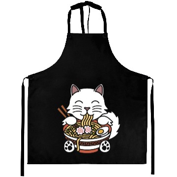 Discover Persian Cat Ramen Noodles Aprons