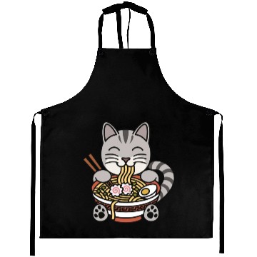 Discover American Shorthair Cat Ramen Noodles Aprons