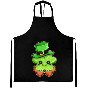 Discover Shamrock Wearing Red Beard and Green Hat For Aprons