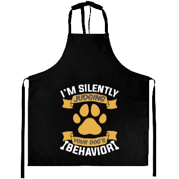 Discover Dog Trainer Judging Dog's Behavior Dog Training Aprons
