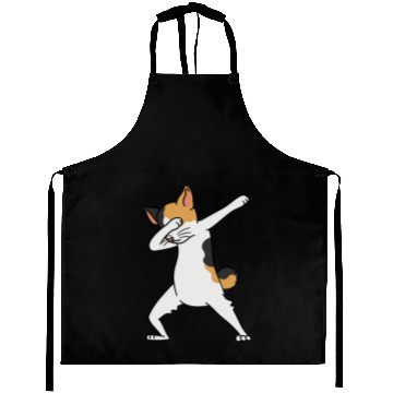 Discover Dabbing Japanese Bobtail Cat Dab Dance Aprons