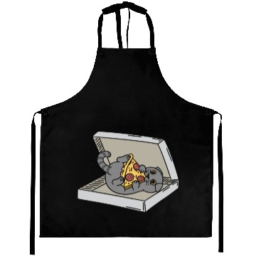 Discover Scottish Fold Cat Pizza Lover Aprons
