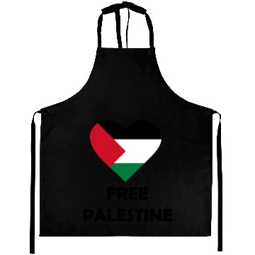 Discover free palestine Aprons