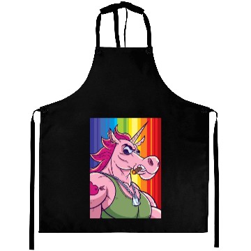 Discover Unicorn Portrait Aprons