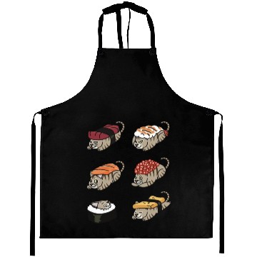 Discover Devon Rex Cat Japanese Sushi Aprons