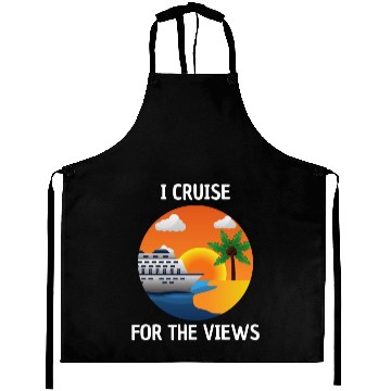 Discover Cruise for the Views Vaction Ship Mardi Gras Aprons