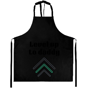 Discover Level up to daddy, funny gaming , gift for gamer Aprons
