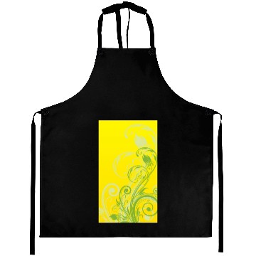 Discover Abstract Leaves Aprons