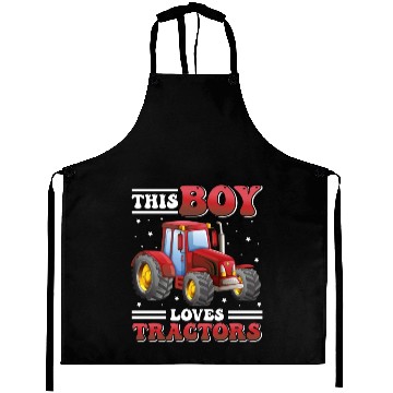Discover This Boy Loves Tractors! Farmer Kids, Boy Tractor Aprons
