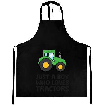 Discover Just a Boy Who Loves Tractors Aprons