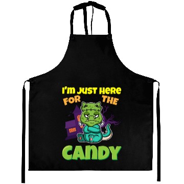 Discover I'm Just Here For The Candy Scary Halloween Beast Aprons