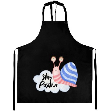 Discover Stay Positive - Colorful Snail Aprons