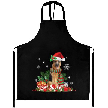 Discover Christmas German Shepherd dog Aprons